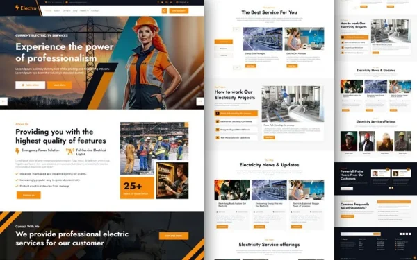 electrical-website-template
