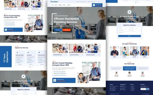 Plumberz – Plumbing Website Template