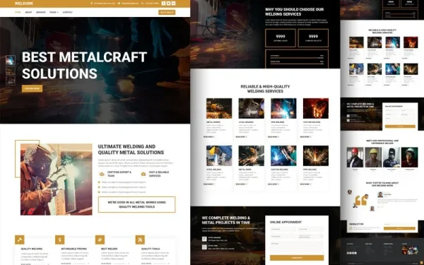 WELDORK – Welding Website Template